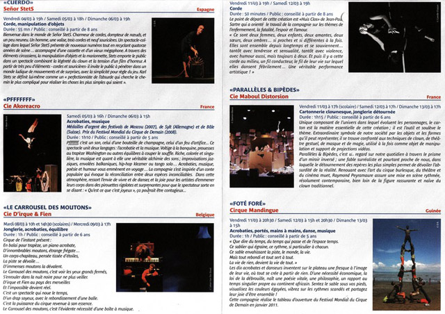 Var: derniers jours du 12° Festival du Cirque Contemporain de La-Seyne-sur-Mer