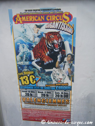 Italie: fin de la tournée hivernale 2010-2011 de l'American Circus Togni