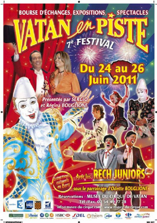 Indre: le programme du 7° Festival du Cirque Vatan en Piste