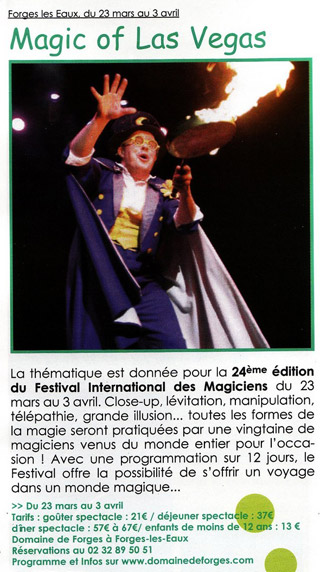 Seine-Maritime: le 24° Festival International des Magiciens dans le magazine 