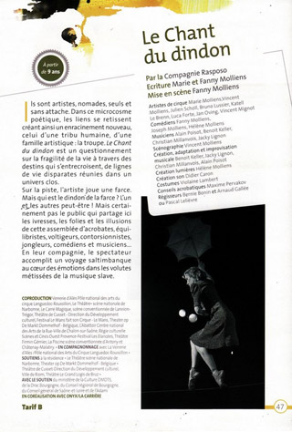 Loire-Atlantique: la Compagnie Rasposo à Nantes du 25 mars au 04 avril 2011
