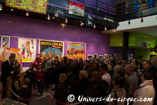 Calvados: inauguration de l'exposition du 4° Festival International du Cirque de Bayeux