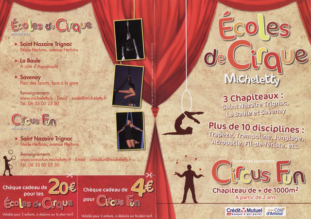 Pays de la Loire: l'Ecole de Cirque Micheletty solidement implantée en Loire-Atlantique