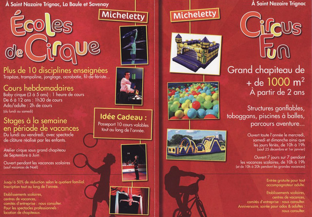 Pays de la Loire: l'Ecole de Cirque Micheletty solidement implantée en Loire-Atlantique