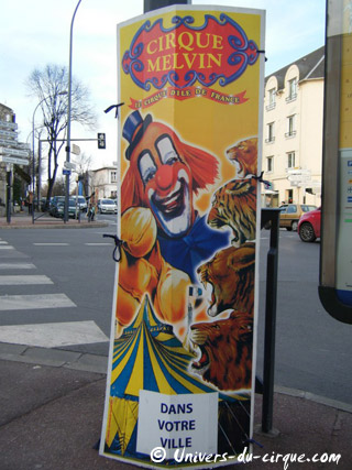 Hauts-de-Seine: le Cirque Melvin à Bagneux du 19 au 27 mars 2011