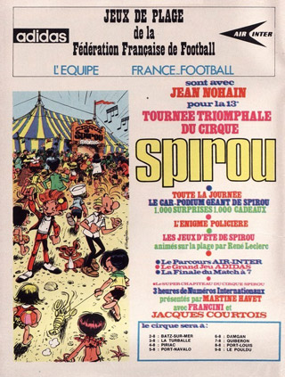 Spirou et le cirque: une longue histoire d'amour