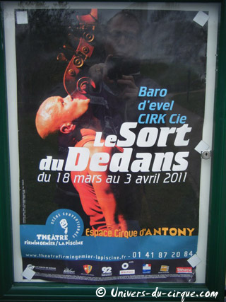 Hauts-de-Seine: le Sort du Dedans à l'Espace Cirque d'Antony du 18 mars au 03 avril 2011