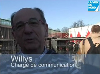 Nord: auprès du personnel animalier du Cirque Arlette Gruss à Lille