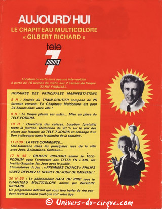Rétrospective: les cirques publicitaires de Gilbert Richard