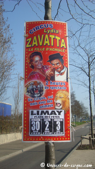 Yvelines: le Cirque Lydia Zavatta à Limay du 30 mars au 03 avril 2011