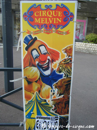 Hauts-de-Seine: prolongation du Cirque Melvin à Bagneux jusqu'au 30 mars 2011