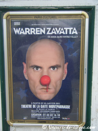 Paris: campagne d'affichage de Warren Zavatta dans les commerces de la capitale