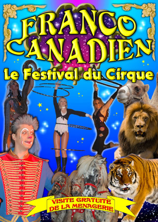 Belgique: la nouvelle affiche magasin du Cirque Franco-Canadien