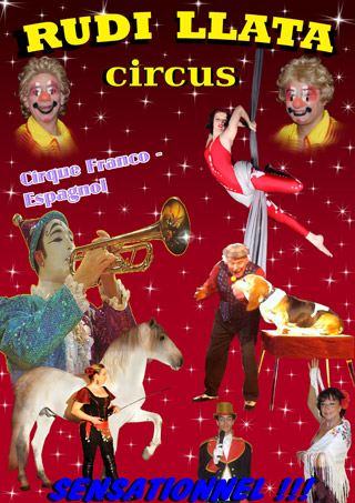 Le nouveau flyer du Rudi Llata Circus