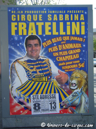 Seine-Maritime: le Cirque Sabrina Fratellini à Sainte Adresse du 08 au 13 avril 2011
