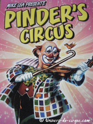Grande-Bretagne: le site internet du Pinder's Circus