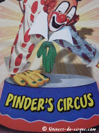 Grande-Bretagne: le site internet du Pinder's Circus