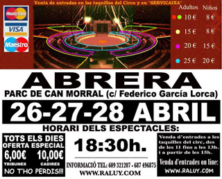 Espagne: le Cirque Raluy à Madrid du 06 mai au 05 juin 2011