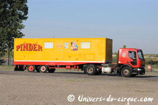 Moselle: le Cirque Pinder a quitté Metz le lundi 04 juillet au petit matin