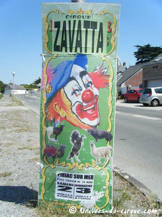Loire-Atlantique: la tournée estivale 2011 du Cirque Cathy Zavatta