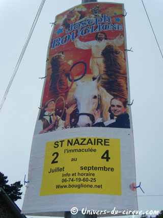 Loire-Atlantique: le Cirque Joseph Bouglione à Saint Nazaire jusqu'au 04 septembre 2011