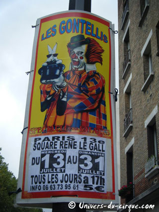 Paris: le Cirque Gontellis dans le 13 arrondissement jusqu'au 31 juillet 2011