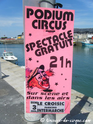 Loire-Atlantique: le Podium Circus en tournée estivale