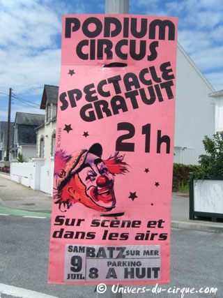 Loire-Atlantique: le Podium Circus en tournée estivale