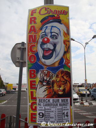 Pas-de-Calais: le Cirque Franco-Belge à Etaples du 17 au 20 juillet 2011