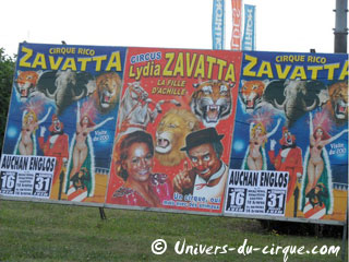 Nord: le Cirque Lydia Zavatta à Englos du 16 au 31 juillet 2011