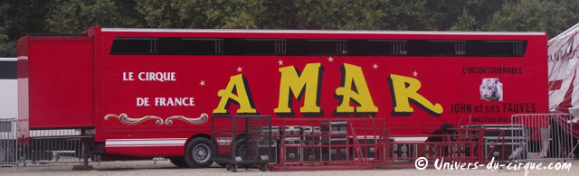 Du nouveau dans les convois animaliers du Cirque Amar