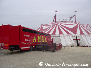Du nouveau dans les convois animaliers du Cirque Amar
