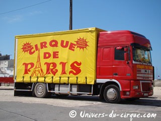Un nouvel établissement sur les routes: le Cirque de Paris