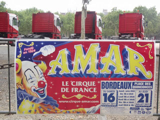 Un nouveau modèle d'affiche au Cirque Amar