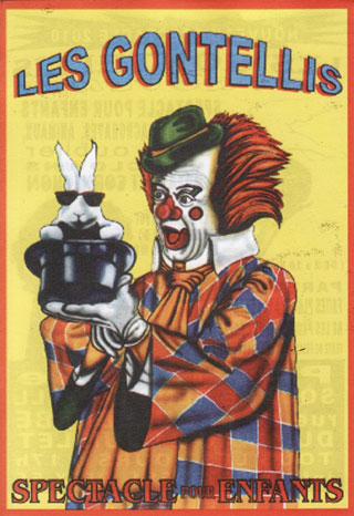 Paris: le flyer 2011 du Cirque Gontellis dans le 13 arrondissement de Paris