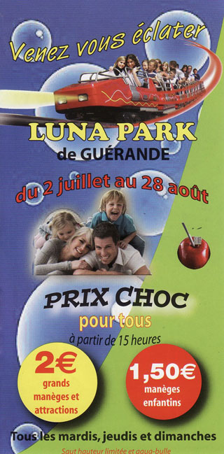 Loire-Atlantique: Luna Park de Guérande jusqu'au 28 août 2011