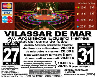 Espagne: la tournée estivale du Cirque Raluy se poursuit