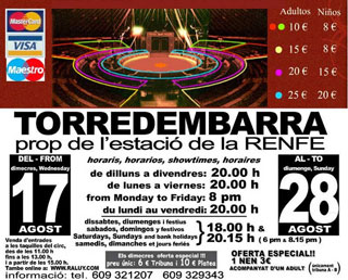 Espagne: la tournée estivale du Cirque Raluy se poursuit