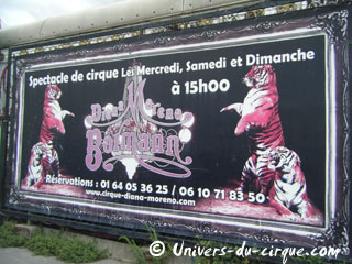 Ile-de-France: spectacles de cirque en région parisienne en août 2011