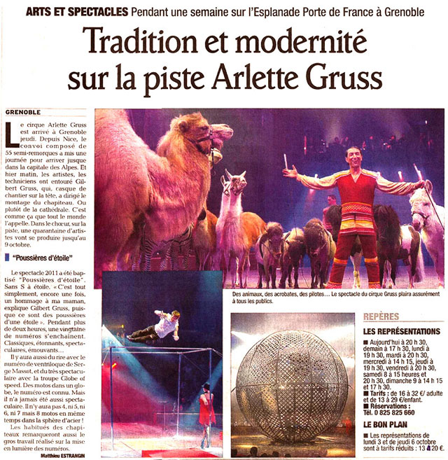 Isère: tradition et modernité sur la piste Arlette Gruss à Grenoble