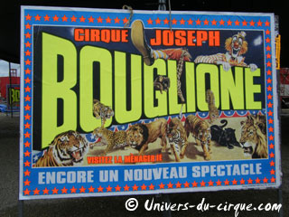 Cher: le Cirque Joseph Bouglione à Vierzon du 07 au 09 octobre 2011