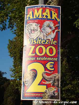 La tournée du Cirque Amar se poursuit: après Dole le chapiteau est à Pontarlier