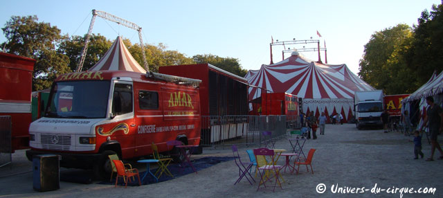 La tournée du Cirque Amar se poursuit: après Dole le chapiteau est à Pontarlier