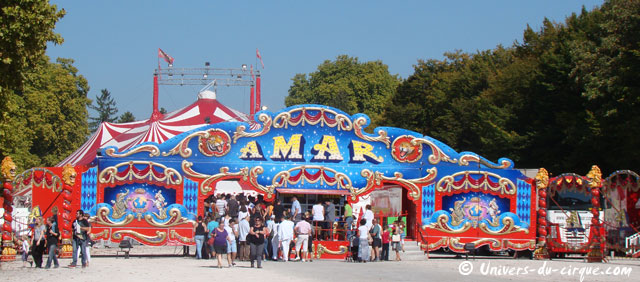 La tournée du Cirque Amar se poursuit: après Dole le chapiteau est à Pontarlier