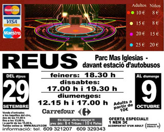Espagne: la tournée du Cirque Raluy se poursuit