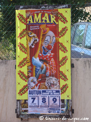 Saône-et-Loire: la Semaine du Cirque d'Autun accueille le Cirque Amar