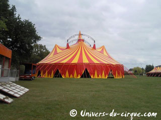 Le nouveau chapiteau du Cirque Willie Zavatta