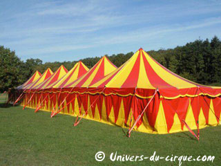 Le nouveau chapiteau du Cirque Willie Zavatta