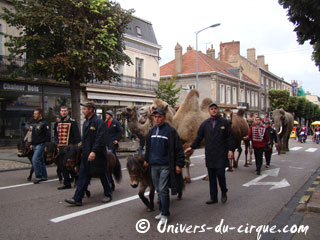 Saône-et-Loire: la parade de la Semaine du Cirque d'Autun