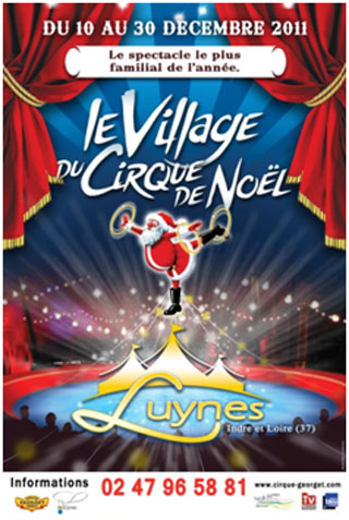 Indre-et-Loire: Francesca Folco au 9 Village du Cirque de Nol à Luynes